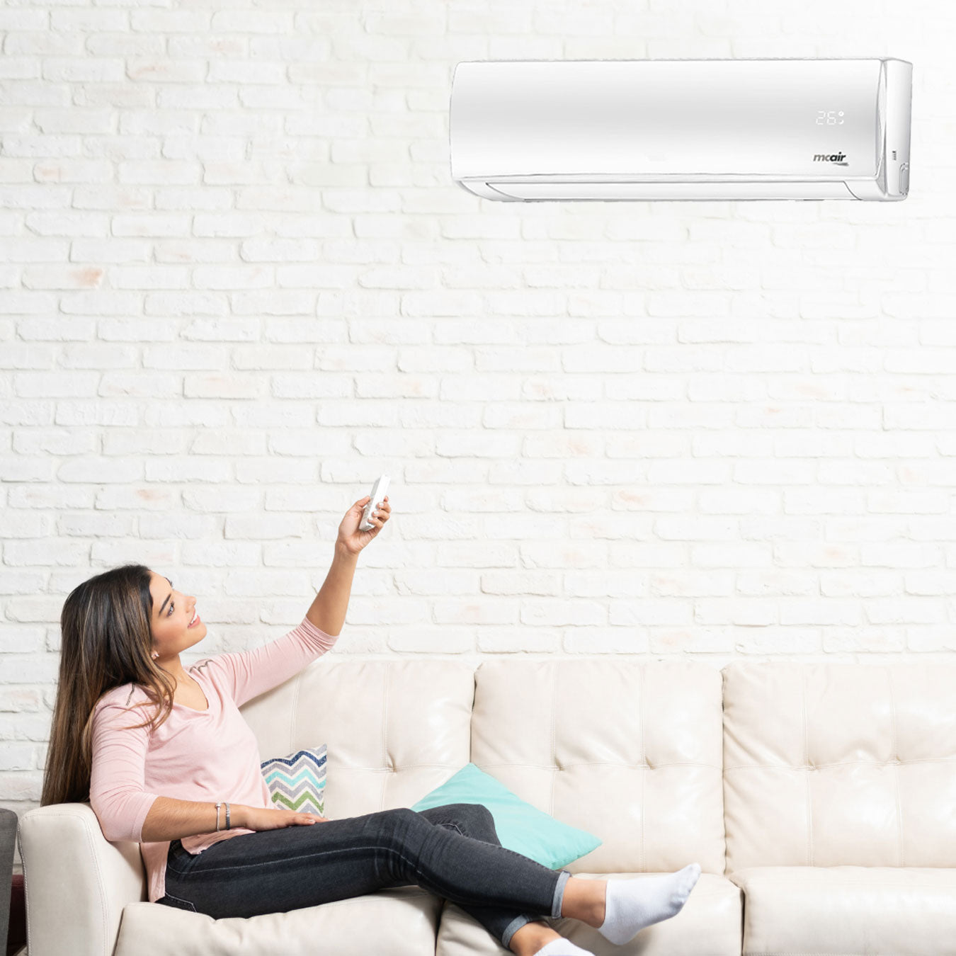 Mcair monosplit 12000 btu classe A++/A+++ wifi optional