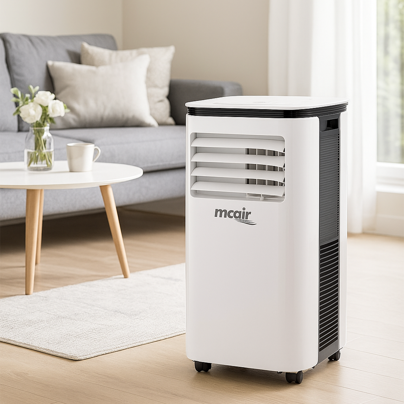 Mcair climatizzatore portatile 12000 btu compatto solo freddo
