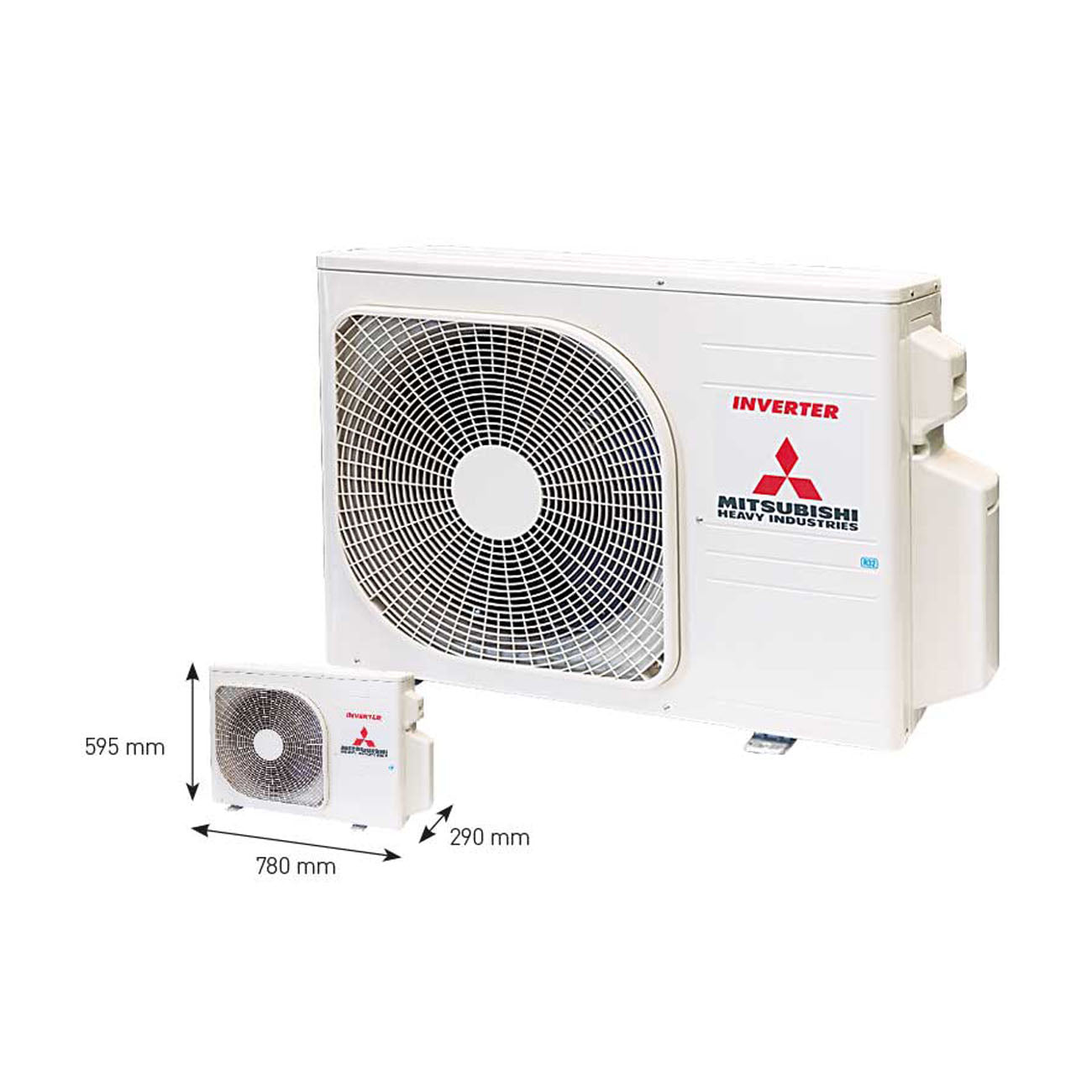 Mitsubishi Kireia dualsplit 9000 btu + 12000 btu - 4.5 kw classe A++/A+