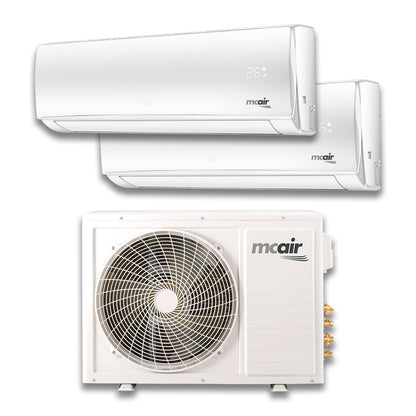 Mcair dualsplit 12000 btu + 12000 btu Classe A+/A++