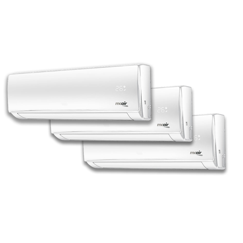 Mcair trialsplit 9000 btu + 12000 btu + 12000 btu Classe A++/A+++ wifi optional